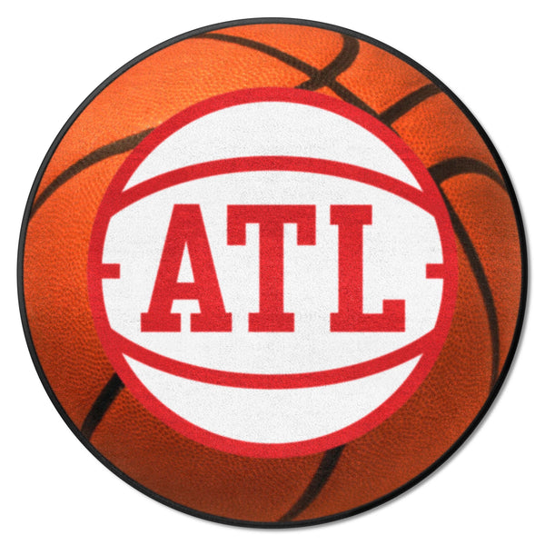 NBA - Atlanta Hawks Basketball Mat with ATL Logo