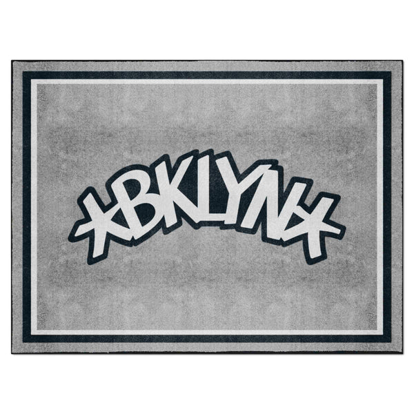 NBA - Brooklyn Nets 8x10 Rug with BKLYN Logo
