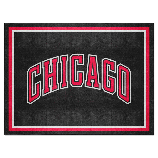 NBA - Chicago Bulls 8x10 Rug with Chicago Logo