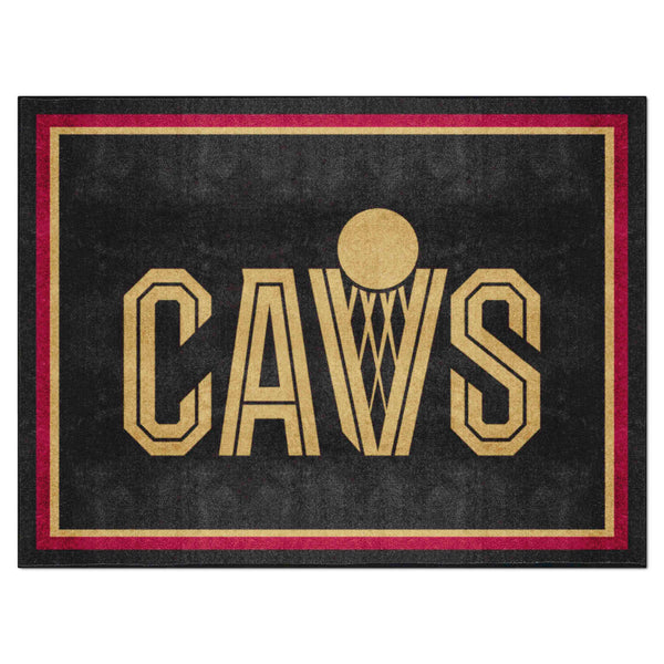 NBA - Cleveland Cavaliers 8x10 Rug with CAVS Logo