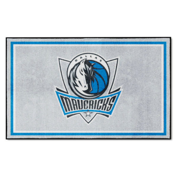 NBA - Dallas Mavericks 4x6 Rug with Mavericks Symbol Logo