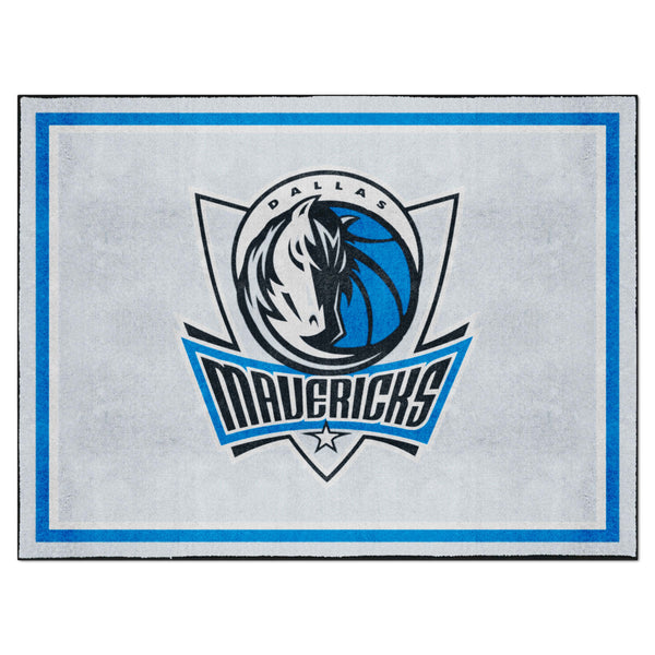 NBA - Dallas Mavericks 8x10 Rug with Mavericks Symbol Logo