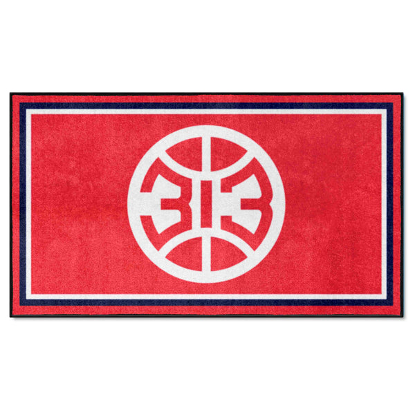 NBA - Detroit Pistons 3x5 Rug with Symbol Logo