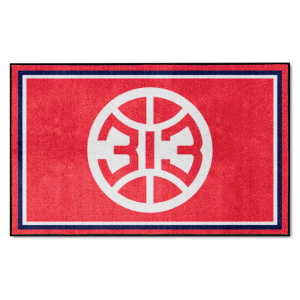 NBA - Detroit Pistons 4x6 Rug with Symbol Logo