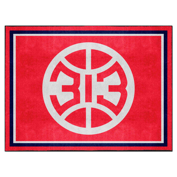 NBA - Detroit Pistons 8x10 Rug with Symbol Logo