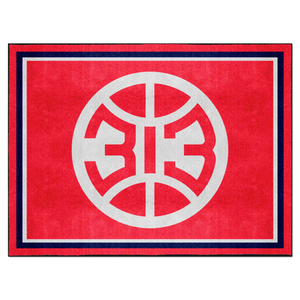 NBA - Detroit Pistons 8x10 Rug with Symbol Logo