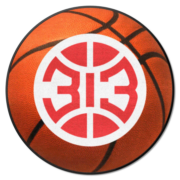 NBA - Detroit Pistons Basketball Mat with Symbol Logo