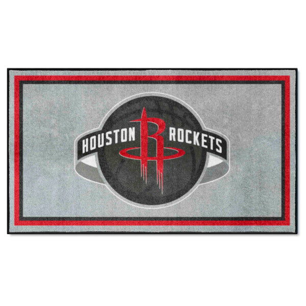 NBA - Houston Rockets 3x5 Rug with HR Symbol Logo