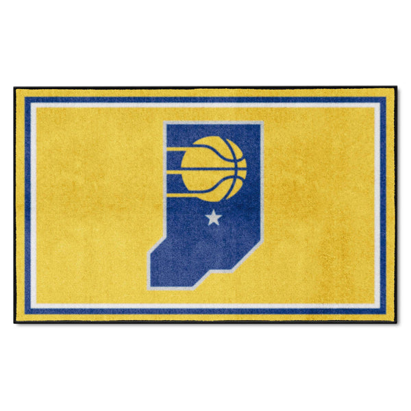 NBA - Indiana Pacers 4x6 Rug with Symbol Logo