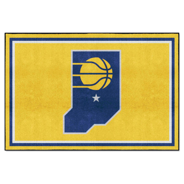 NBA - Indiana Pacers 5x8 Rug with Symbol Logo