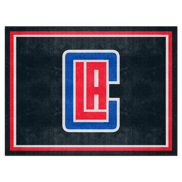 NBA - Los Angeles Clippers 8x10 Rug with LAC Symbol Logo