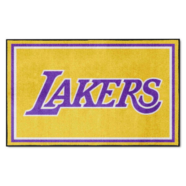NBA - Los Angeles Lakers 4x6 Rug with Lakers Logo 
