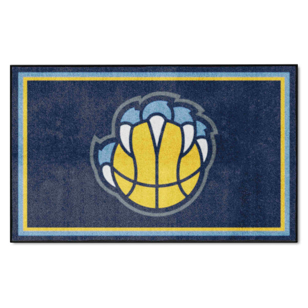 NBA - Memphis Grizzlies 4x6 Rug with Symbol Logo