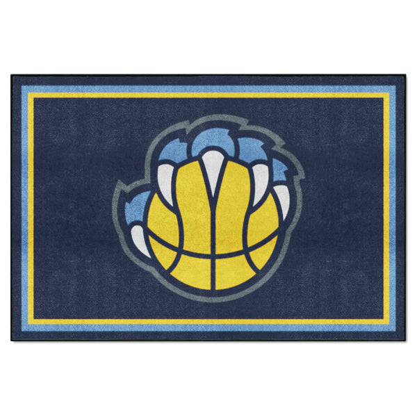 NBA - Memphis Grizzlies 5x8 Rug with Symbol Logo