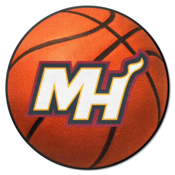 NBA - Miami Heat Basketball Mat with MH Logo
