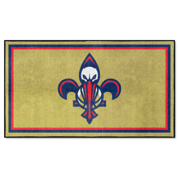 NBA - New Orleans Pelicans 3x5 Rug with Symbol Logo