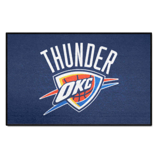 NBA - Oklahoma City Thunder Starter Mat with Thunder Symbol Logo