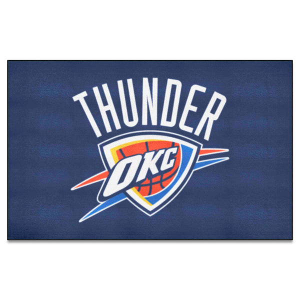 NBA - Oklahoma City Thunder Ulti-Mat with Thunder Symbol Logo