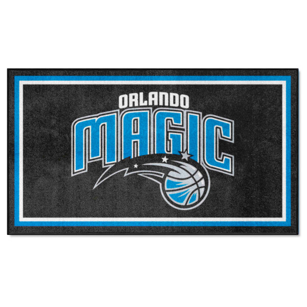 NBA - Orlando Magic 3x5 Rug with Name & Symbol Logo