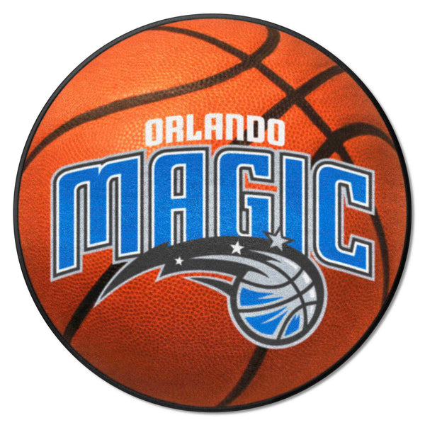 NBA - Orlando Magic Basketball Mat with Name & Symbol Logo