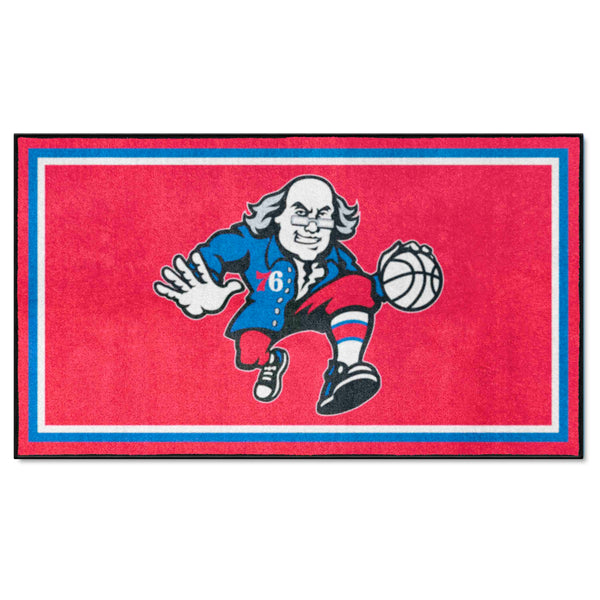 NBA - Philadelphia 76ers 3x5 Rug with 76 & Symbol Logo