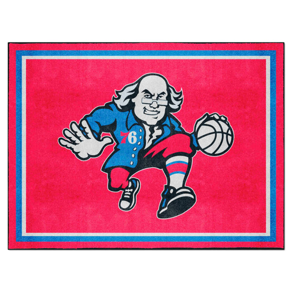 NBA - Philadelphia 76ers 8x10 Rug with 76 & Symbol Logo