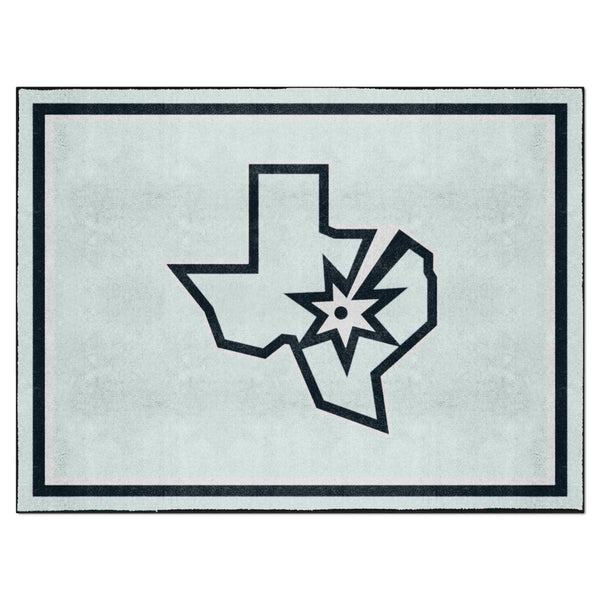 NBA - San Antonio Spurs 8x10 Rug with Symbol Logo