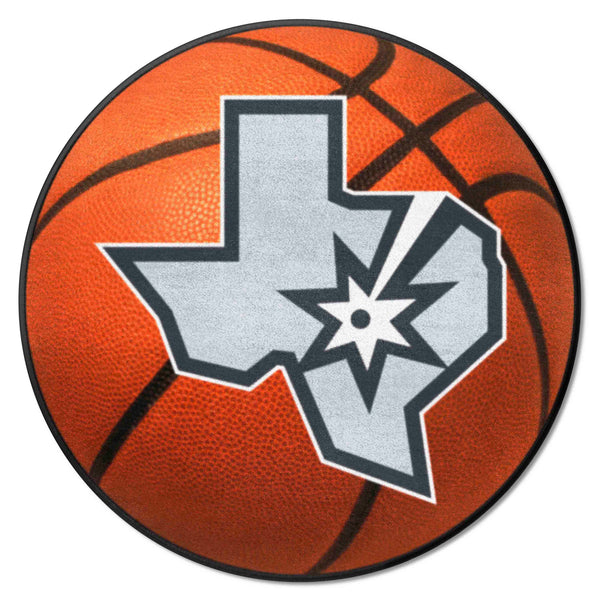 NBA - San Antonio Spurs Basketball Mat with Symbol Logo
