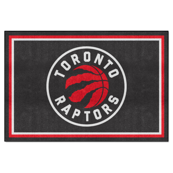 NBA - Toronto Raptors 5x8 Rug with Name & Symbol Logo