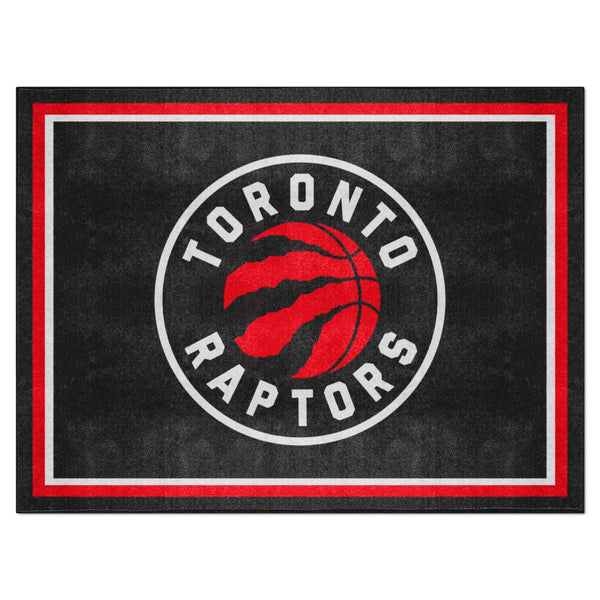 NBA - Toronto Raptors 8x10 Rug with Name & Symbol Logo