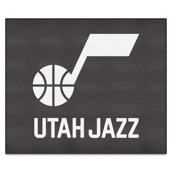 NBA - Utah Jazz Tailgater Mat with Name & Symbol Logo