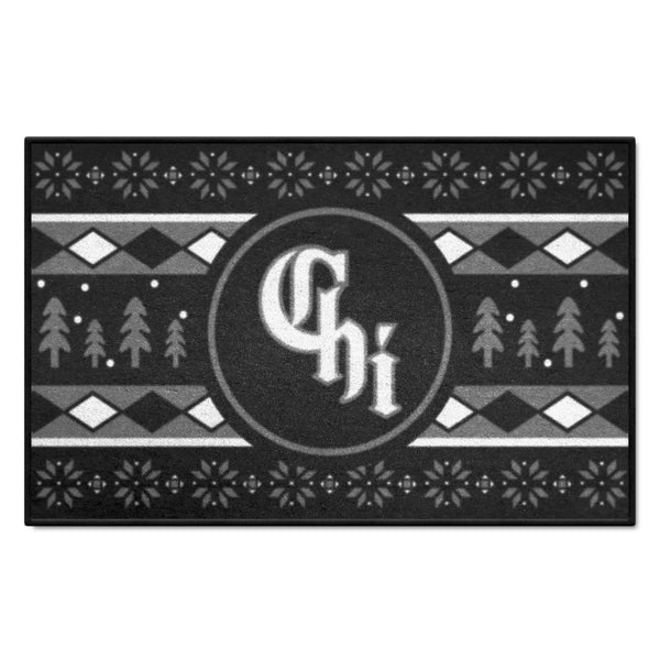 MLB - Chicago White Sox Starter Mat - Holiday Sweater with Symbol Logo