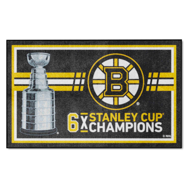 NHL - Boston Bruins Dynasty 4x6 Rug