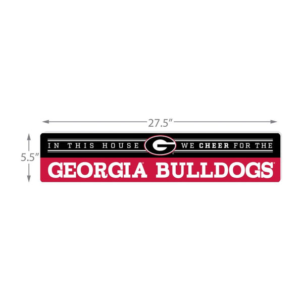 Georgia Bulldogs We Cheer Wall Art