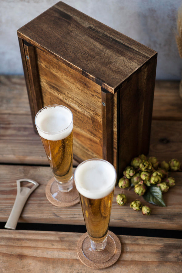 NEW ENGLAND PATRIOTS - PILSNER BEER GLASS GIFT SET