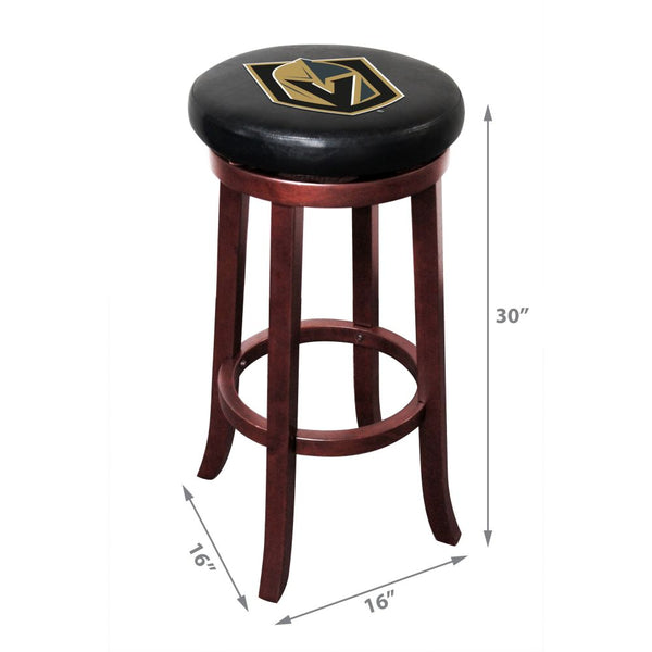 Vegas Golden Knights Wood Bar Stool