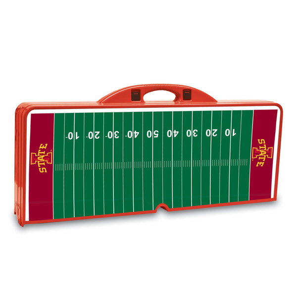 FOOTBALL FIELD - IOWA STATE CYCLONES - PICNIC TABLE PORTABLE FOLDING TABLE WITH SEATS