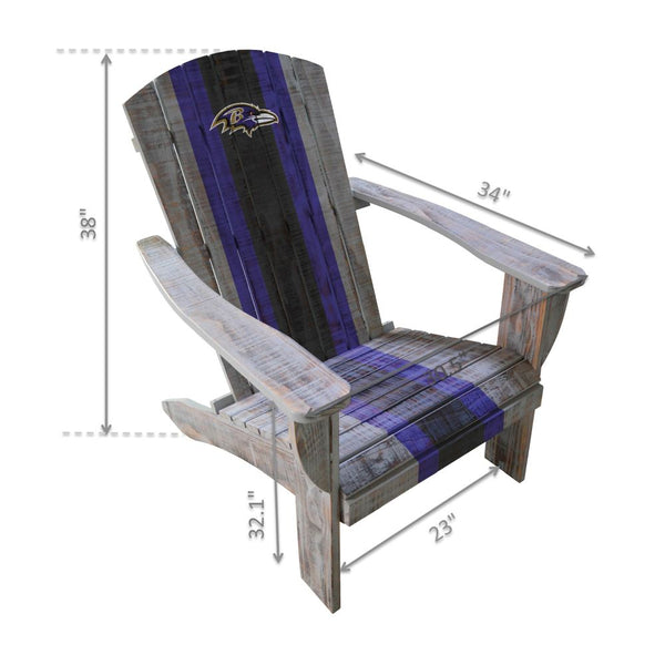 -Wood Adirondack Chair-True Sports Fan
