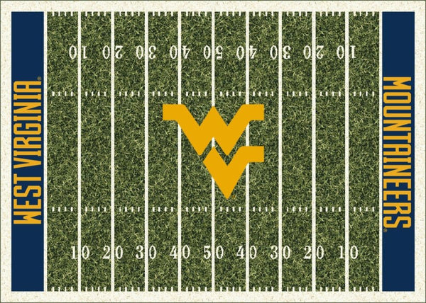 West Virginia Mountaineers 4X6 Home Field Rug