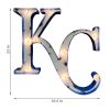 Kansas City Royals Recycled Metal Logo Lighted Sign