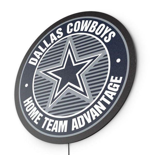 Dallas Cowboys Home Team Advantage LED Lighted Sign