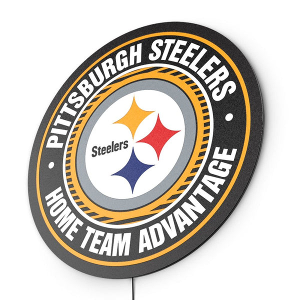Pittsburgh Steelers Home Team Advantage LED Lighted Sign