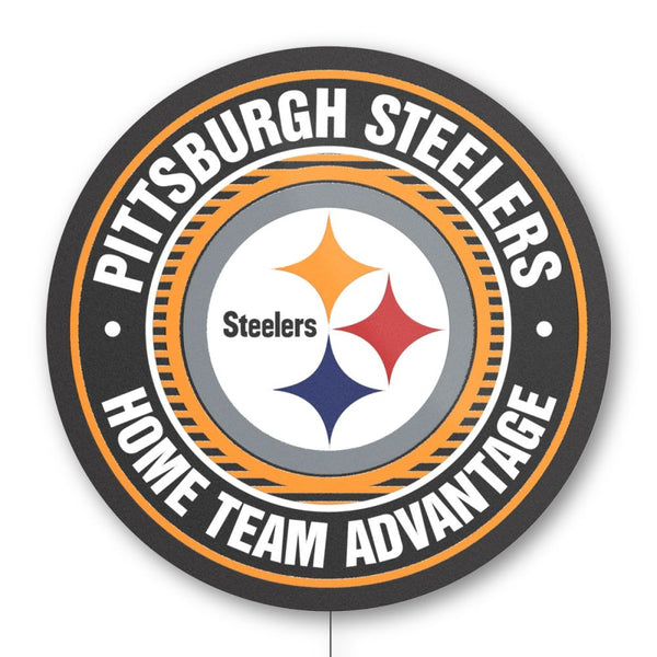 Pittsburgh Steelers Home Team Advantage LED Lighted Sign