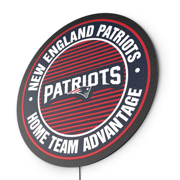 New England Patriots Home Team Advantage LED Lighted Sign