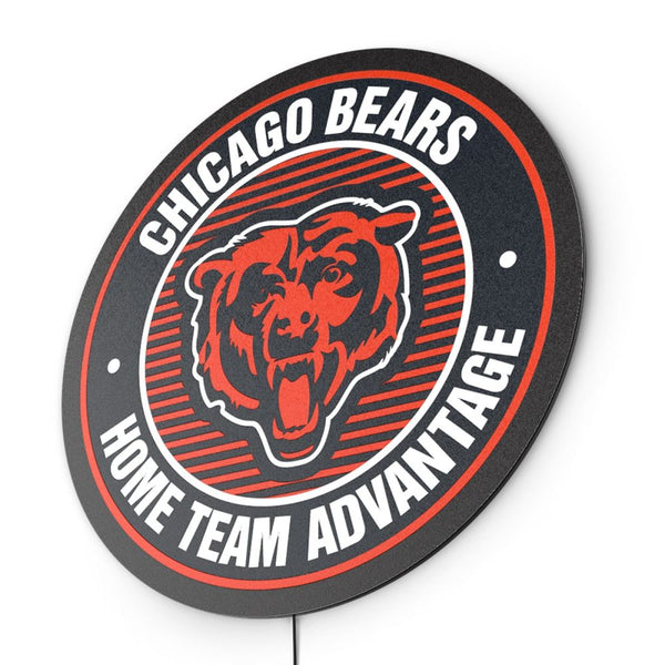 Chicago Bears Home Team Advantage LED Lighted Sign