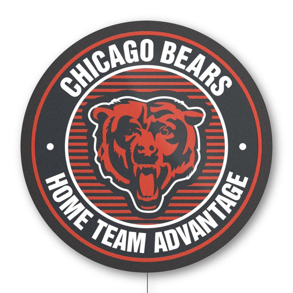 Chicago Bears Home Team Advantage LED Lighted Sign