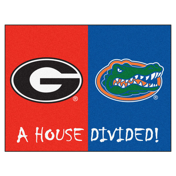 '-House Divided Mat-True Sports Fan