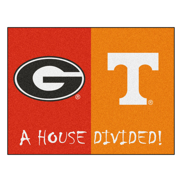 '-House Divided Mat-True Sports Fan
