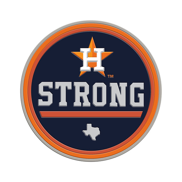 MLB - Houston Astros Embossed Color Emblem2 with H Logo