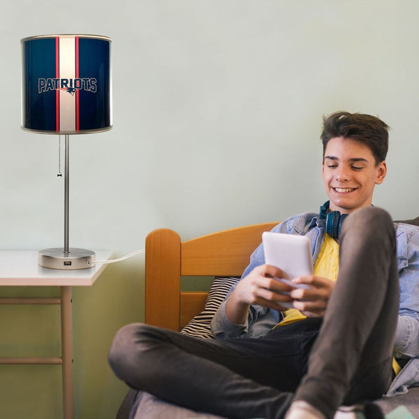 New England Patriots Chrome Lamp